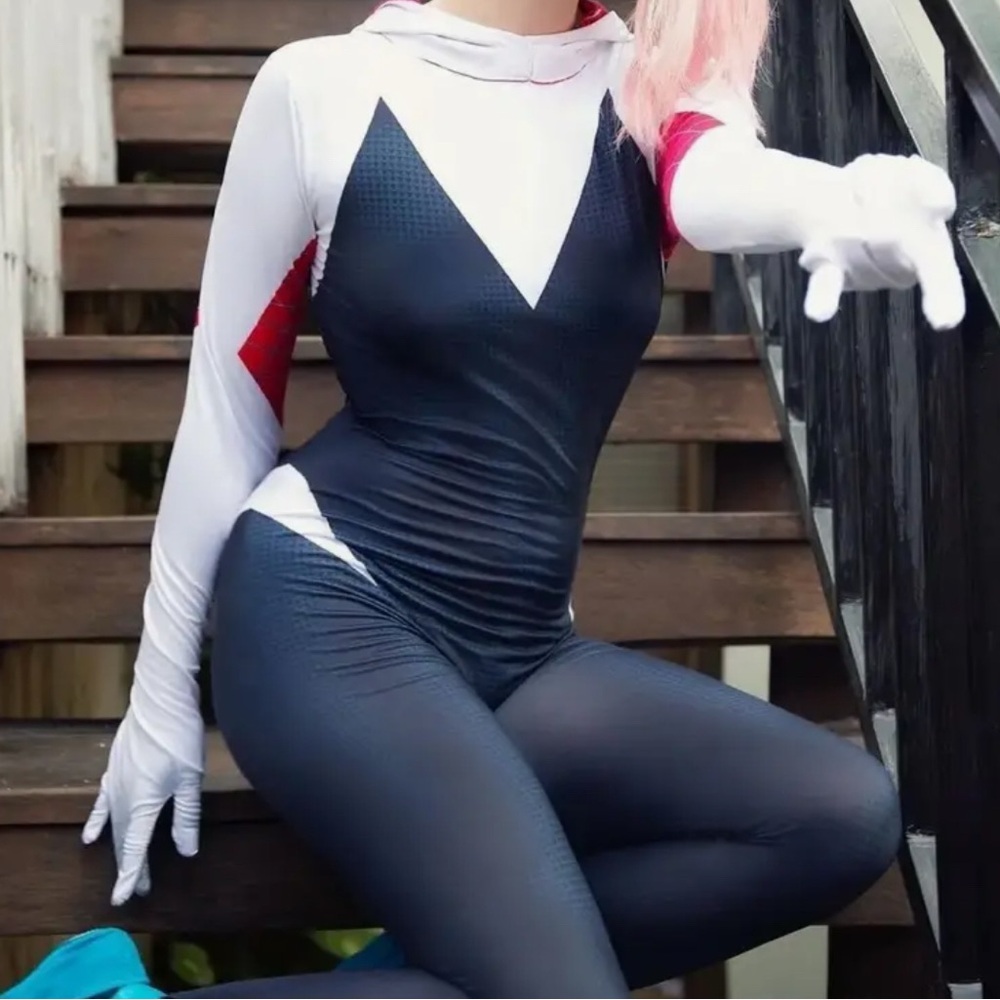 Black and White Spider Bodysuit